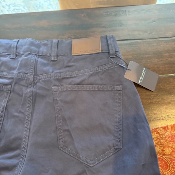Peter Millar Men's Size 32 Navy Delvin Five-Pocket Pant MSRP $245 - Picture 4 of 8